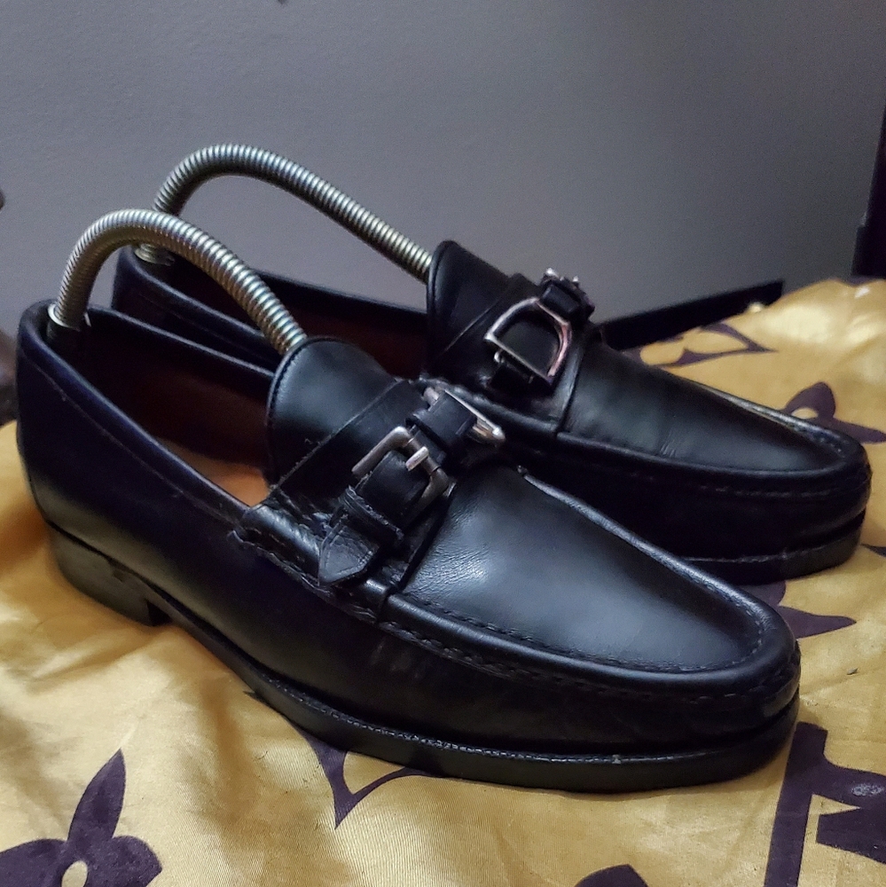 Ralph Lauren collection D-buckle loafers